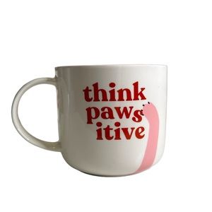 NWT Parker Lane Think Pawsitive ceramic mug / coffee tea mug